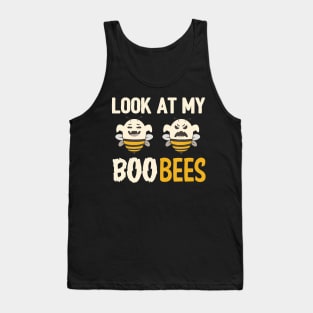 Funny Halloween Look at my boo bees Tank Top